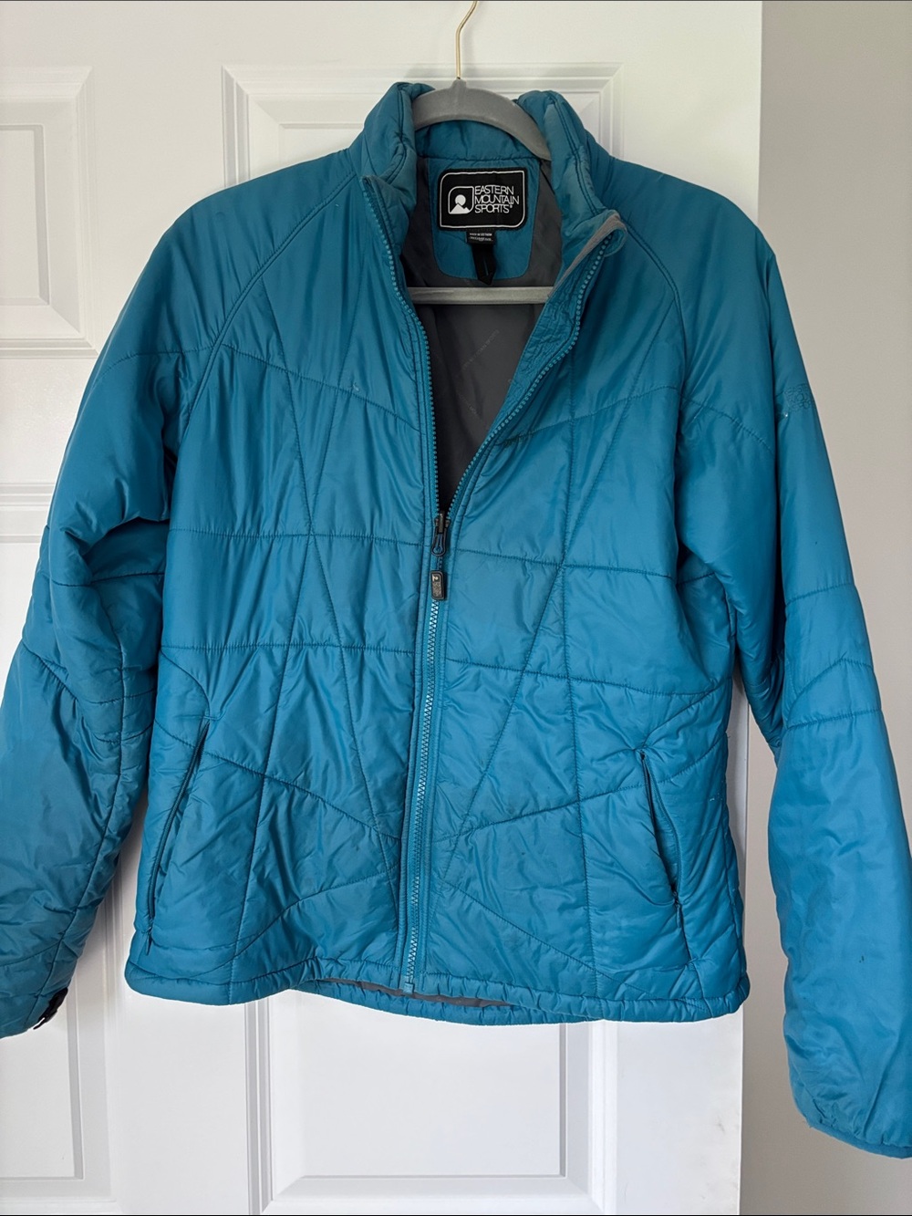 Eastern Mountain Sports Teal Lightweight Quilted Jacket